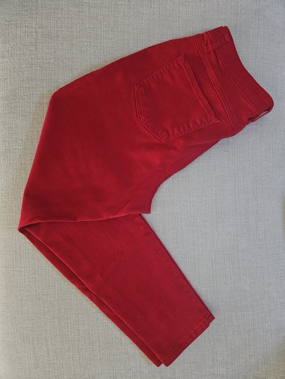 d. jeans Red Skinny Jeans - Stretch Slim Fit